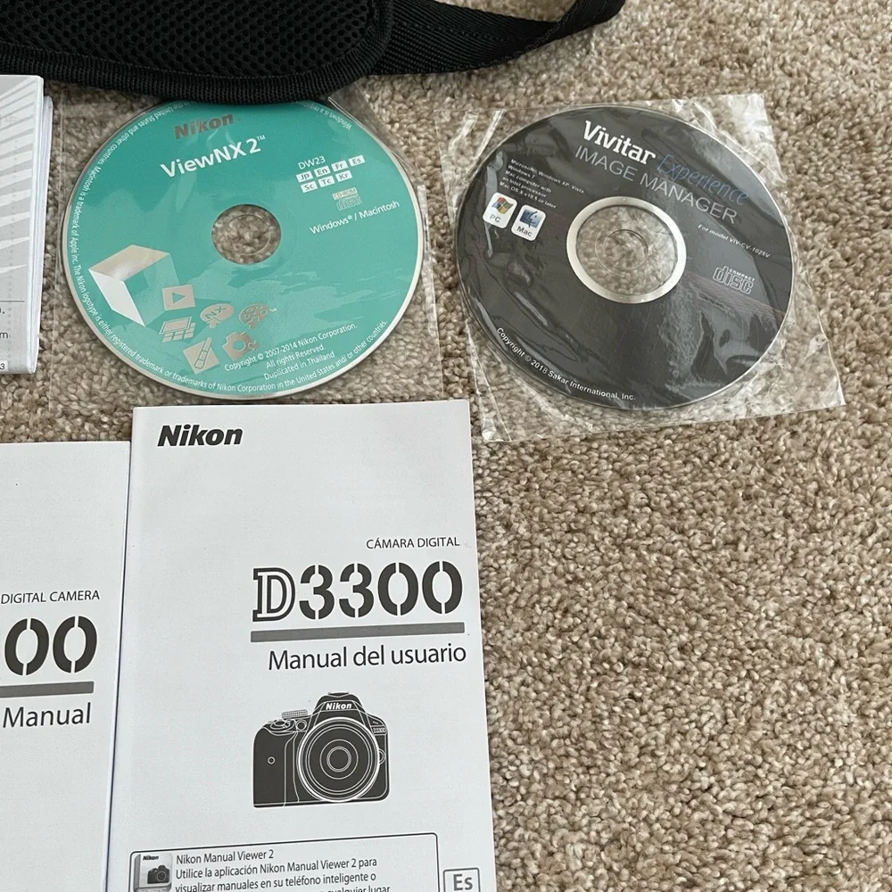 Nikon D3300 Black DSLR Camera with 18-55mm Lens